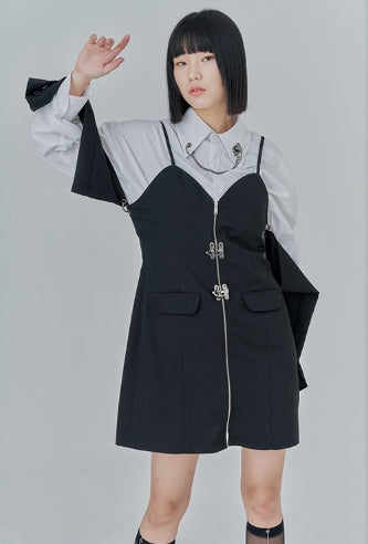 オージーオーディー(OZOD) SUIT ONE-PIECE_black