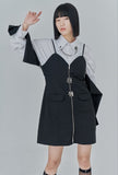 オージーオーディー(OZOD) SUIT ONE-PIECE_black