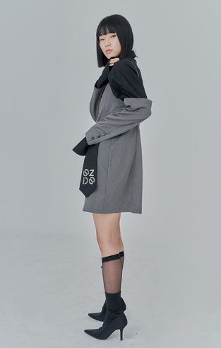 オージーオーディー(OZOD) SUIT ONE-PIECE_gray