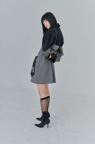オージーオーディー(OZOD) SUIT ONE-PIECE_gray