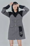 オージーオーディー(OZOD) SUIT ONE-PIECE_gray