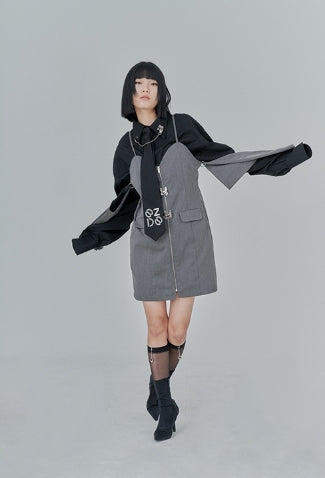 オージーオーディー(OZOD) SUIT ONE-PIECE_gray