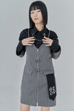 オージーオーディー(OZOD) SUIT ONE-PIECE_gray