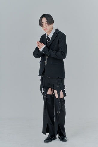 オージーオーディー(OZOD) PIERCING BLAZER_black