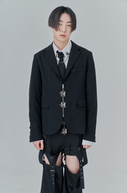 オージーオーディー(OZOD) PIERCING BLAZER_black
