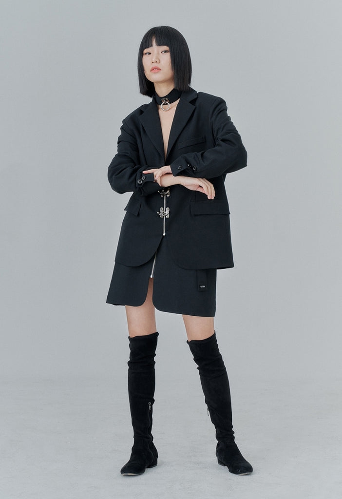 オージーオーディー(OZOD) PIERCING BLAZER_black
