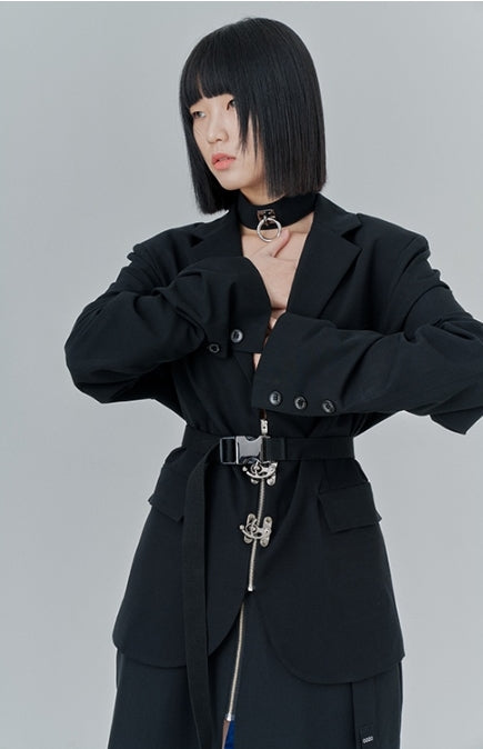オージーオーディー(OZOD) PIERCING BLAZER_black
