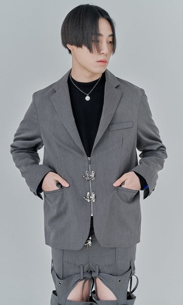 オージーオーディー(OZOD) PIERCING BLAZER_gray