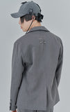 オージーオーディー(OZOD) PIERCING BLAZER_gray