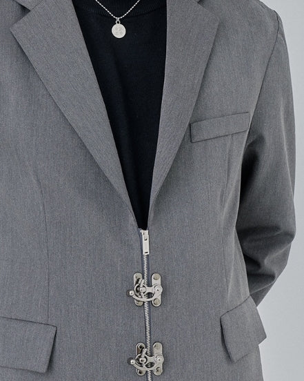 オージーオーディー(OZOD) PIERCING BLAZER_gray