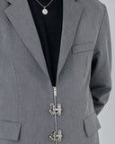 オージーオーディー(OZOD) PIERCING BLAZER_gray