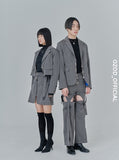 オージーオーディー(OZOD) PIERCING BLAZER_gray
