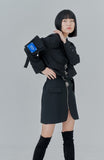 オージーオーディー(OZOD) CROP BLAZER_black