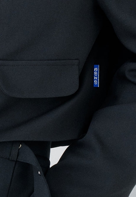 オージーオーディー(OZOD) CROP BLAZER_black