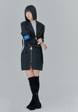 オージーオーディー(OZOD) CROP BLAZER_black