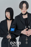 オージーオーディー(OZOD) CROP BLAZER_black