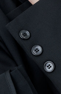 オージーオーディー(OZOD) CROP BLAZER_black