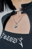 オージーオーディー(OZOD) SQUARE NECK TOP_black