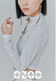 オージーオーディー(OZOD) SQUARE NECK TOP_white
