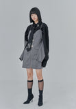 オージーオーディー(OZOD) CHAIN BIG SHIRTS_black