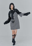 オージーオーディー(OZOD) CHAIN BIG SHIRTS_black