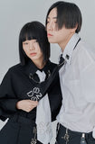 オージーオーディー(OZOD) CHAIN BIG SHIRTS_black