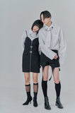 オージーオーディー(OZOD) CHAIN BIG SHIRTS_white