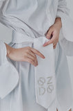 オージーオーディー(OZOD) CHAIN BIG SHIRTS_white
