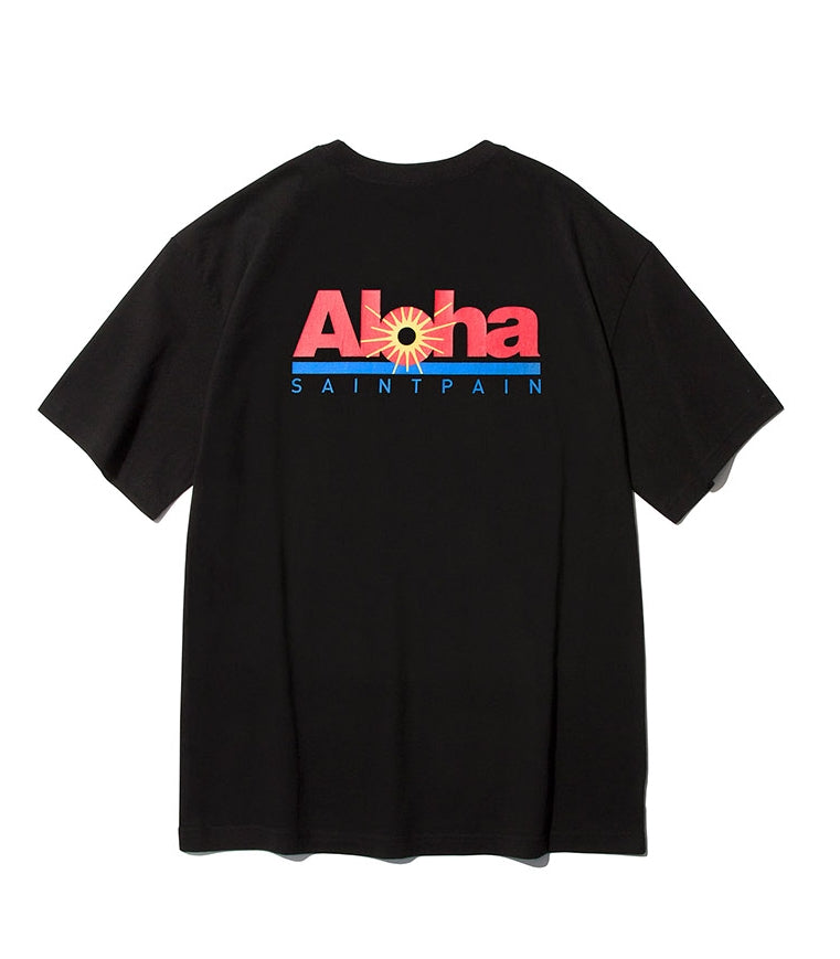 セイントペイン(SAINTPAIN) SP ALOHA LOGO TEE-BLACK