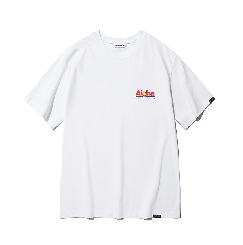 セイントペイン(SAINTPAIN) SP ALOHA LOGO TEE-WHITE