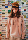 ダブルユーブイプロジェクト(WV PROJECT) NC BOUCLE ANORAK HOODIE PEACH MJHD7363