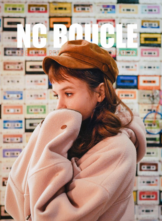 ダブルユーブイプロジェクト(WV PROJECT) NC BOUCLE ANORAK HOODIE PEACH MJHD7363