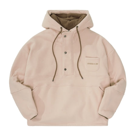 ダブルユーブイプロジェクト(WV PROJECT) NC BOUCLE ANORAK HOODIE PEACH MJHD7363