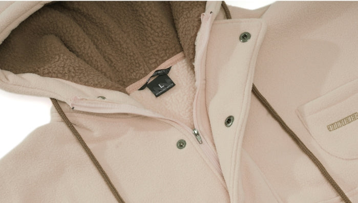 ダブルユーブイプロジェクト(WV PROJECT) NC BOUCLE ANORAK HOODIE PEACH MJHD7363