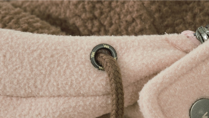 ダブルユーブイプロジェクト(WV PROJECT) NC BOUCLE ANORAK HOODIE PEACH MJHD7363