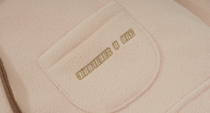 ダブルユーブイプロジェクト(WV PROJECT) NC BOUCLE ANORAK HOODIE PEACH MJHD7363