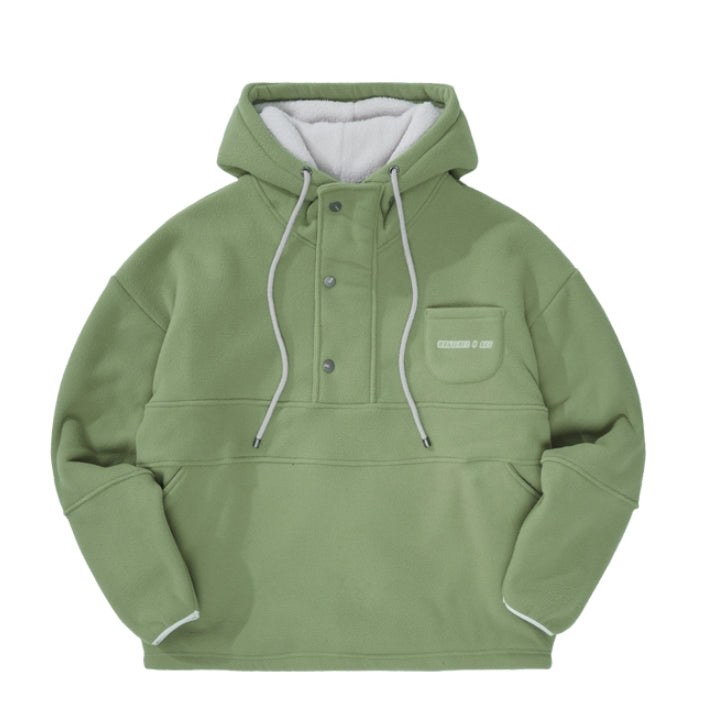 ダブルユーブイプロジェクト(WV PROJECT) NC BOUCLE ANORAK HOODIE OLIVE MJHD7363