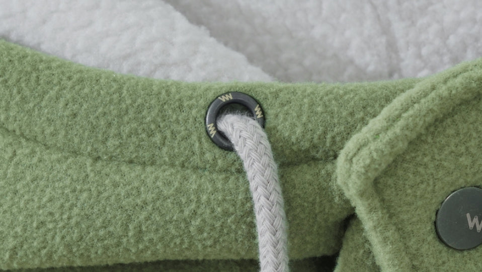 ダブルユーブイプロジェクト(WV PROJECT) NC BOUCLE ANORAK HOODIE OLIVE MJHD7363