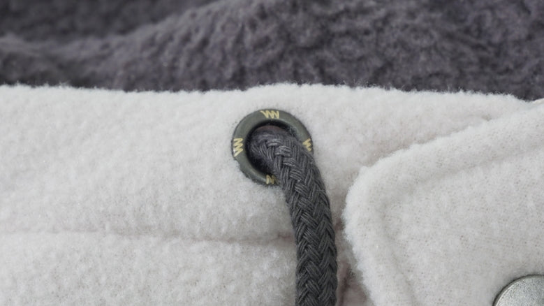 ダブルユーブイプロジェクト(WV PROJECT) NC BOUCLE ANORAK HOODIE LIGHT BEIGE MJHD7363