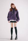 ダブルユーブイプロジェクト(WV PROJECT) NC BOUCLE ANORAK HOODIE VIOLET MJHD7363