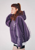 ダブルユーブイプロジェクト(WV PROJECT) NC BOUCLE ANORAK HOODIE VIOLET MJHD7363