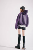 ダブルユーブイプロジェクト(WV PROJECT) NC BOUCLE ANORAK HOODIE VIOLET MJHD7363