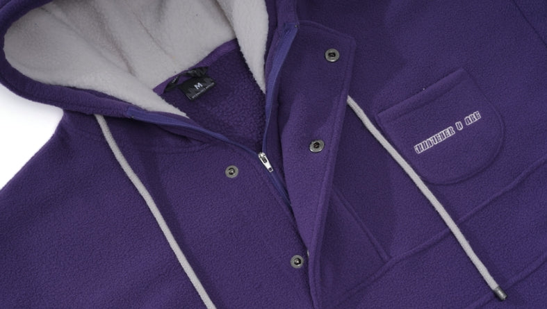 ダブルユーブイプロジェクト(WV PROJECT) NC BOUCLE ANORAK HOODIE VIOLET MJHD7363