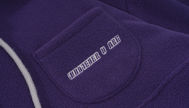 ダブルユーブイプロジェクト(WV PROJECT) NC BOUCLE ANORAK HOODIE VIOLET MJHD7363