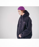 ダブルユーブイプロジェクト(WV PROJECT) NC BOUCLE ANORAK HOODIE BLACK MJHD7363