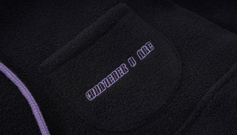 ダブルユーブイプロジェクト(WV PROJECT) NC BOUCLE ANORAK HOODIE BLACK MJHD7363