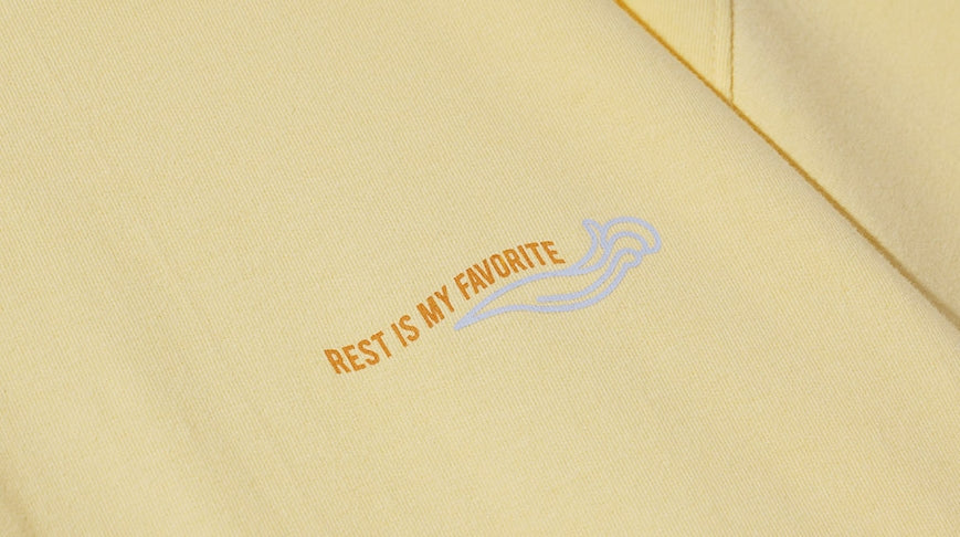 ダブルユーブイプロジェクト(WV PROJECT) Rest Short Sleeve T-shirt Light Yellow SYST7387