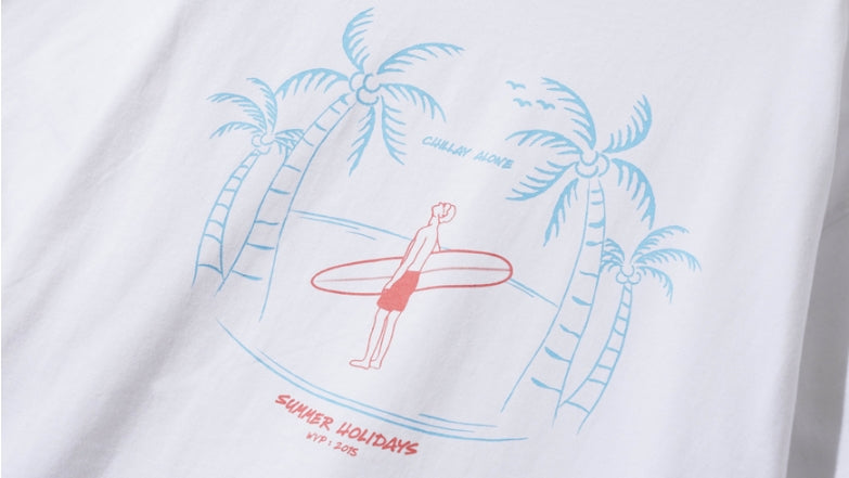 ダブルユーブイプロジェクト(WV PROJECT) HOLYDAYS SHORT SLEEVE T-SHIRT WHITE MJST7376