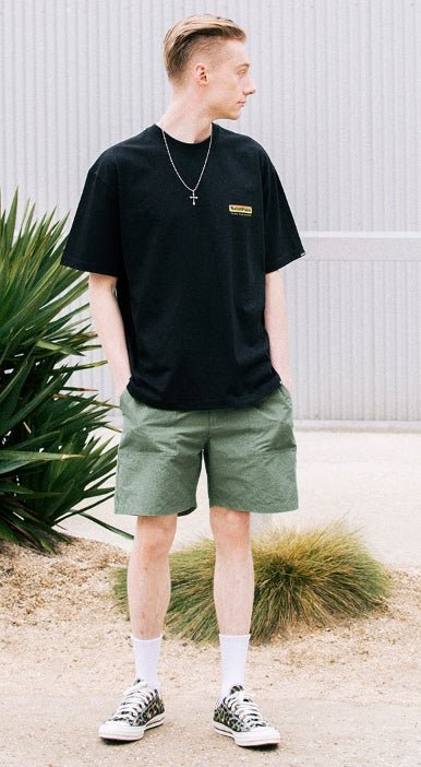 セイントペイン(SAINTPAIN) SP FATIGUE SHORT PANTS-KHAKI