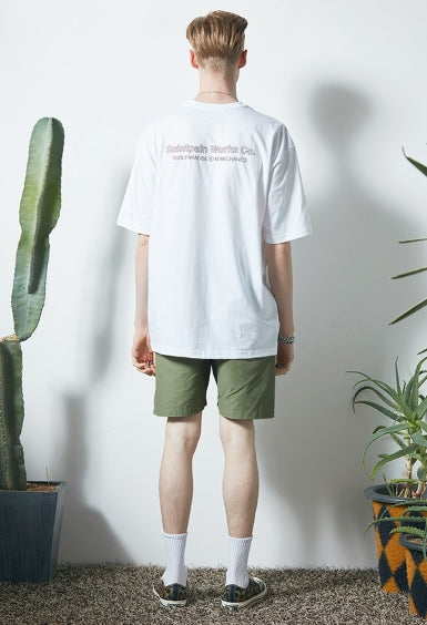 セイントペイン(SAINTPAIN) SP FATIGUE SHORT PANTS-KHAKI